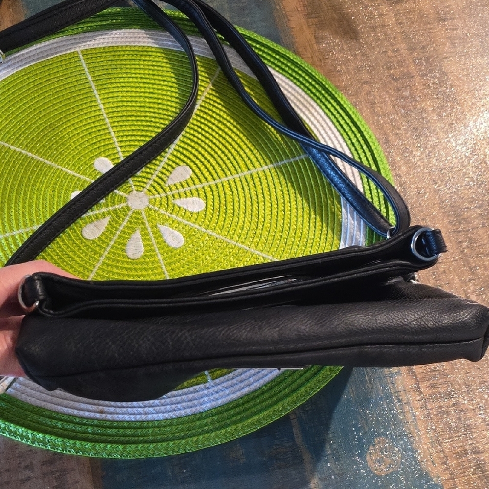 Jenna Kator  Black Leather Crossbody Bag - Picture 6 of 11